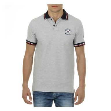 Ufford & Suffolk Polo Club Herren Polo Kurzarm grau NOTTE