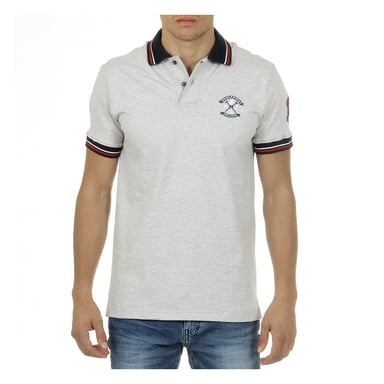 Ufford & Suffolk Polo Club Herren Polo Kurzarm grau PAKO