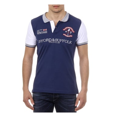 Ufford & Suffolk Polo Club Herren Polo Kurzarm US001 INDIGO