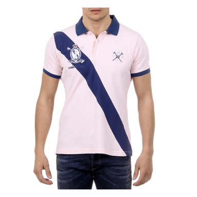 Ufford & Suffolk Polo Club Herren Polo Kurzarm US004 PINK