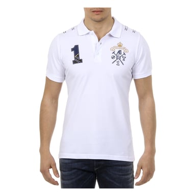 Ufford & Suffolk Polo Club Herren Polo Kurzarm US008 WEISS