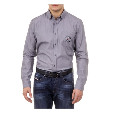 Ufford & Suffolk Polo Club Herrenhemd USC02 B2 NERO