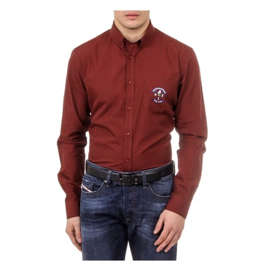 Ufford & Suffolk Polo Club Herrenhemd USC02 B3 BORDEAUX