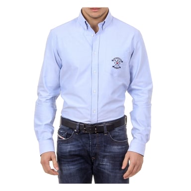 Ufford & Suffolk Polo Club Herrenhemd USC03 C2 AZZURRO CHIARO