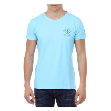 Ufford & Suffolk Polo Club Herren T-Shirt Kurzarm Rundhalsausschnitt US028 BLAU