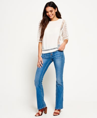 Superdry Zadie Kick Flare Jeans