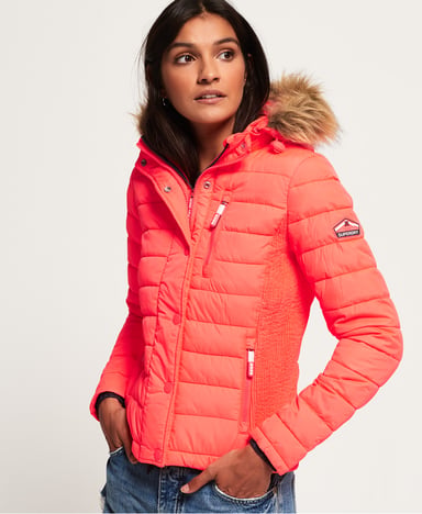SUPERDRY Veste à capuche à double zip Fuji Slim