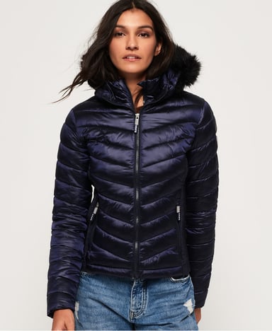 SUPERDRY Veste à capuche Luxe Chevron Fuji