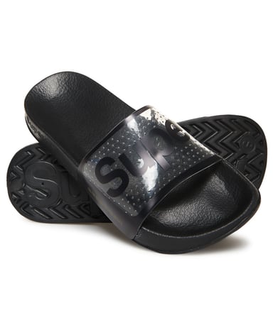 Superdry Perforated Jelly Pool Sliders