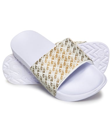Superdry Repeat Jelly Pool Sliders