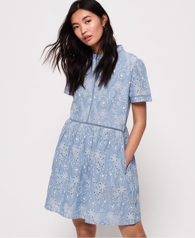 Superdry Shelly Schiffli Dress