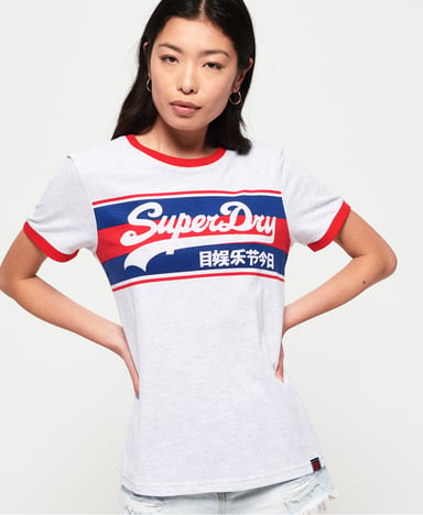 Superdry Vintage Logo Ringer Infill T-Shirt