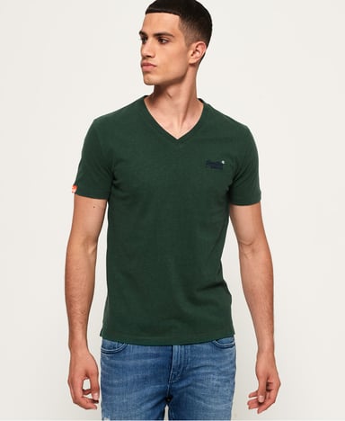 Superdry Organic Cotton Vintage Embroidery Vee T-Shirt