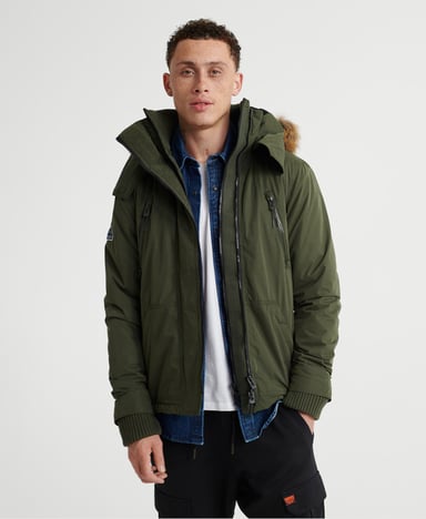 Superdry Microfibre Faux Fur Hooded SD-Windattacker Jacket