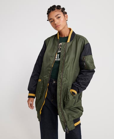 Superdry Longline Bomber Jacket