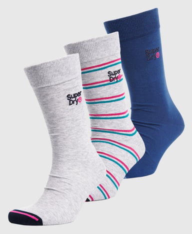 Superdry Organic Cotton City Sock Triple Pack
