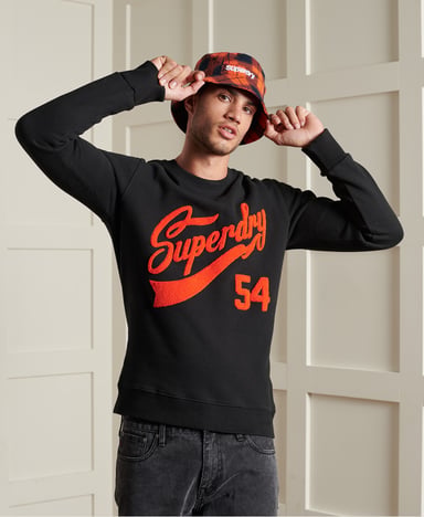 SUPERDRY Sweat en chenille College en Édition limitée