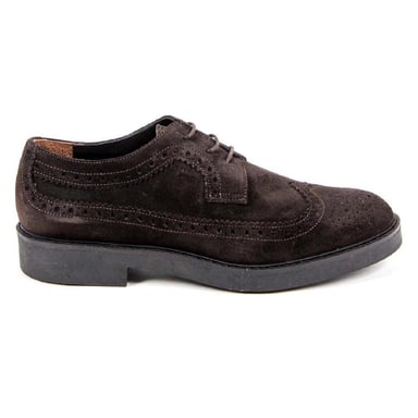 V 1969 Italia Damen Brogue-Schuh B1670 VELOUR T. MORO