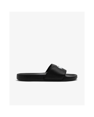 Lacoste Serve Slide 0.0 Herren-Schwarz-Schlappen