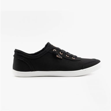BOBS B CUTE Damen Canvas Slipper Schwarz