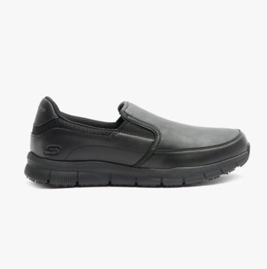 RELAXED FIT - NAMPA GROTON Herren Slipper Schwarz