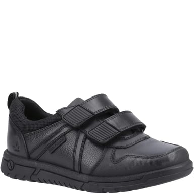 SPENCER Jungen Leder-Schulschuhe Schwarz