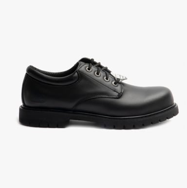 ENTSSPANNTER SITZ: COTTONWOOD - ELKS SR Herren Leder Rutschfeste Schuhe Schwarz