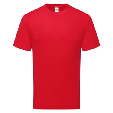 Fruit of the Loom - T-Shirt für Herren/Damen Unisex (Rot)