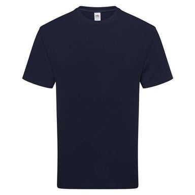 Fruit of the Loom - T-Shirt für Herren/Damen Unisex (Marineblau)