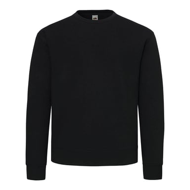 Fruit of the Loom - "Supercotton" Sweatshirt für Herren/Damen Unisex (Schwarz)