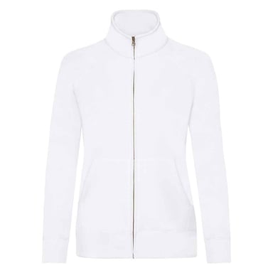 Fruit of the Loom - Sweatjacke für Damen (Weiß)