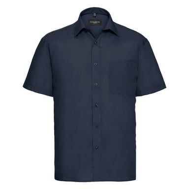 Russell Collection - "Classic" Hemd für Herren kurzärmlig (Dunkelblau)
