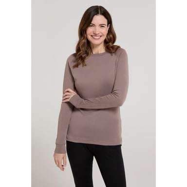 Mountain Warehouse - "Talus" Oberteil für Damen Langärmlig (Dunkelbeige)