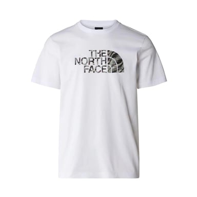 The North Face Herren Kurzarm Easy T-Shirt TNF Weiß/Beta Flash