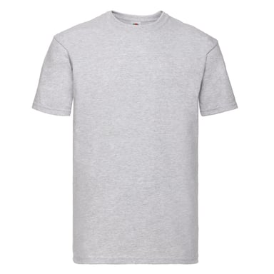 Fruit of the Loom - "Super Premium" T-Shirt für Herren/Damen Unisex (Grau meliert)