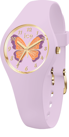 Ice Watch Ice Fantasia - Butterfly Lilac Lila Mädchen Armbanduhr 021952 - XS