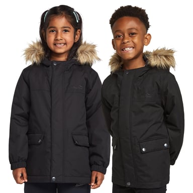 Peter Storm Kids' Waterproof Parka II with Removable Faux Fur Trim Hood, Winter Coat