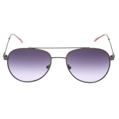 Calvin Klein Purple Gradient Lens Gunmetal Dark Silver Sonnenbrille