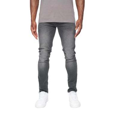 Crosshatch - "Barbeck" Jeans für Herren (Hellgraue Wäsche)