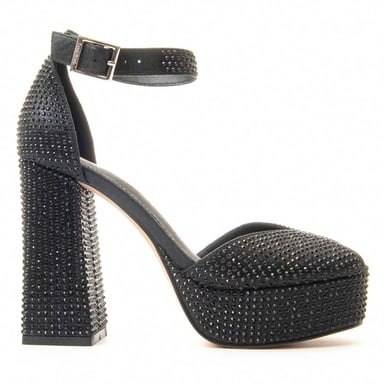 Montevita Absatzschuh Sandale Schwarz
