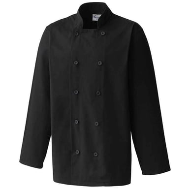 Premier Herren Langarmkochjacke (Schwarz)