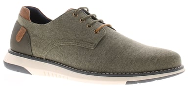 Hush Puppies Herren Schnürschuhe Bruce Canvas Grün