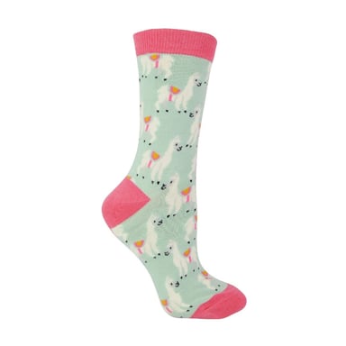 1 Pack Damen Novelty Tiermuster Bambussocken