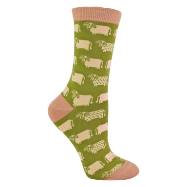 1 Pack Damen Socken mit Tiermuster aus Bambus