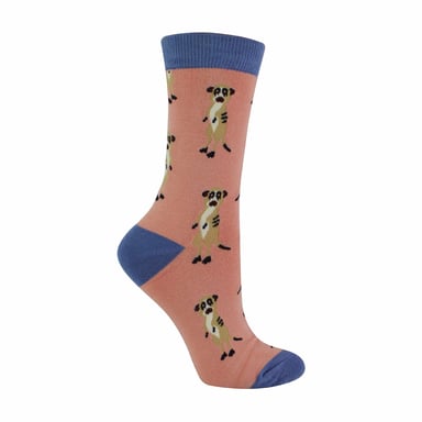 1 Pack Damen Socken mit Tiermuster aus Bambus