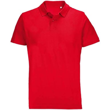 SOLS Unisex-Erwachsene Pulse Pique Poloshirt (Rot)