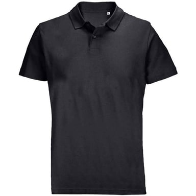 SOLS Unisex-Erwachsene Pulse Pique Poloshirt (Schwarz)