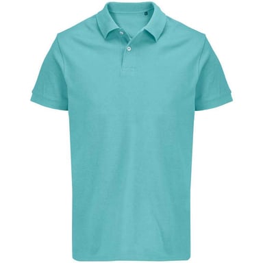 SOLS - "Pacific" Poloshirt Doppelnähte für Herren/Damen Unisex (Pool-Blau)