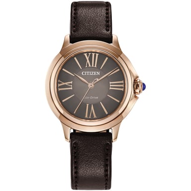 Citizen Damen Braun Uhr EM1163-09X