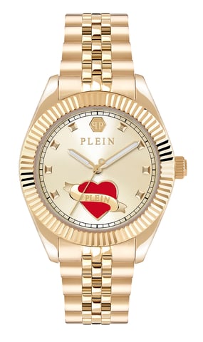 Philipp Plein Plein Valentine Damen Gold Uhr PW2BA0725